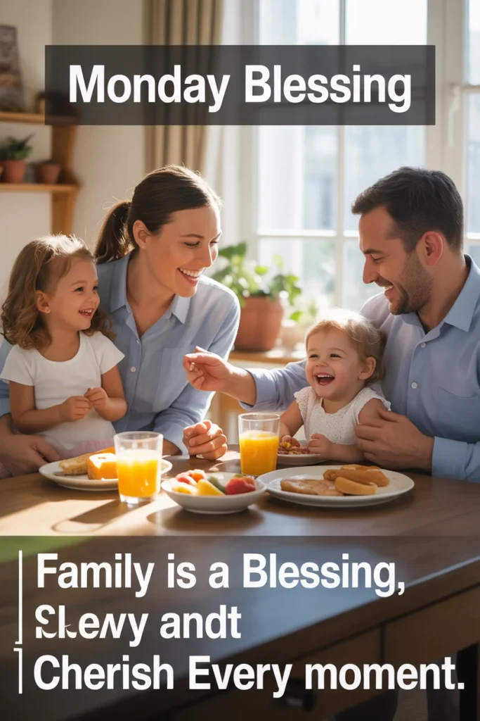 Family Love Monday Blessings