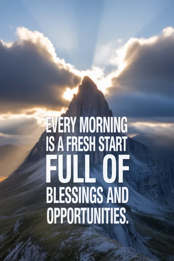 Inspirational Good Morning Blessings