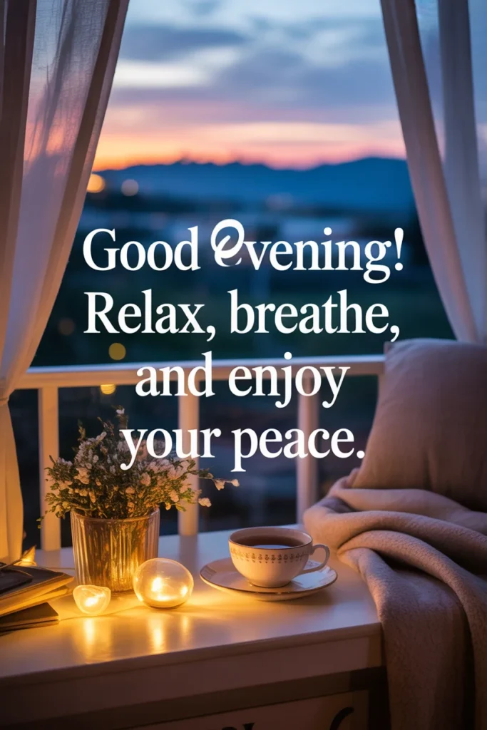 Peaceful Good Evening Blessings