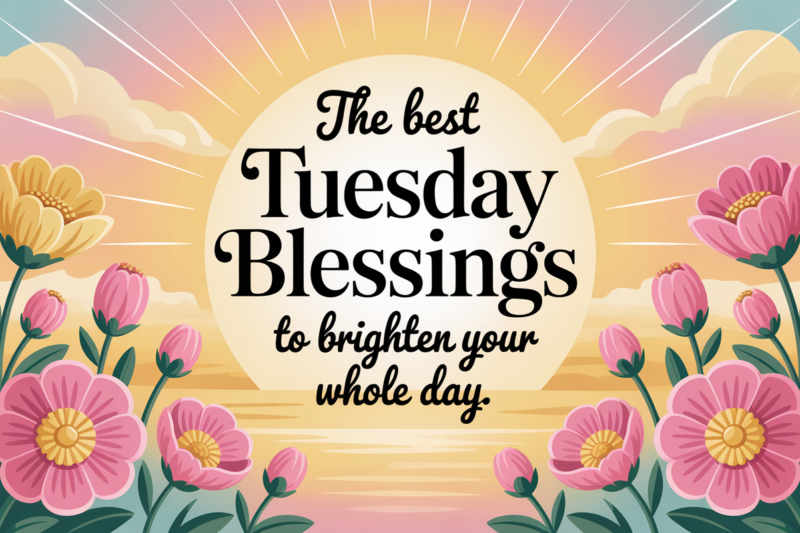 The Best Tuesday Blessings to Brighten Your Whole Day