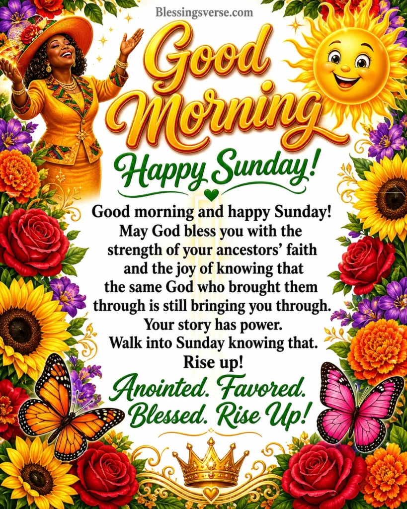 African American Sunday Morning Blessings