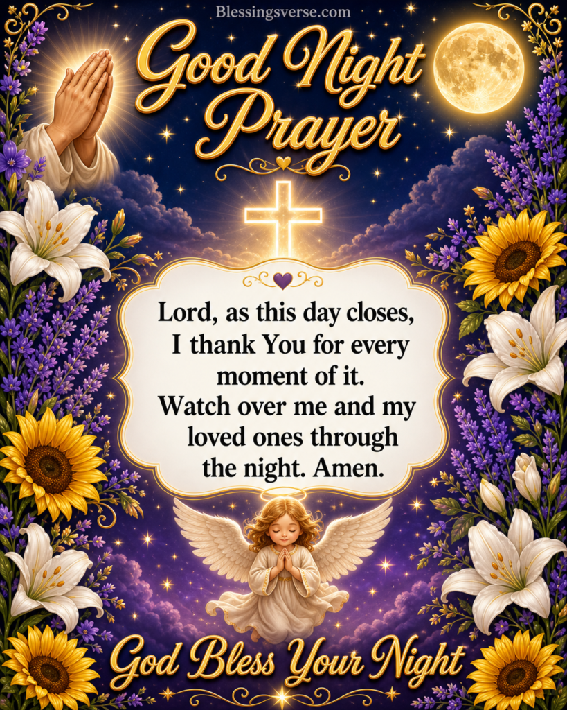 Bedtime Prayers and Good Night Blessings