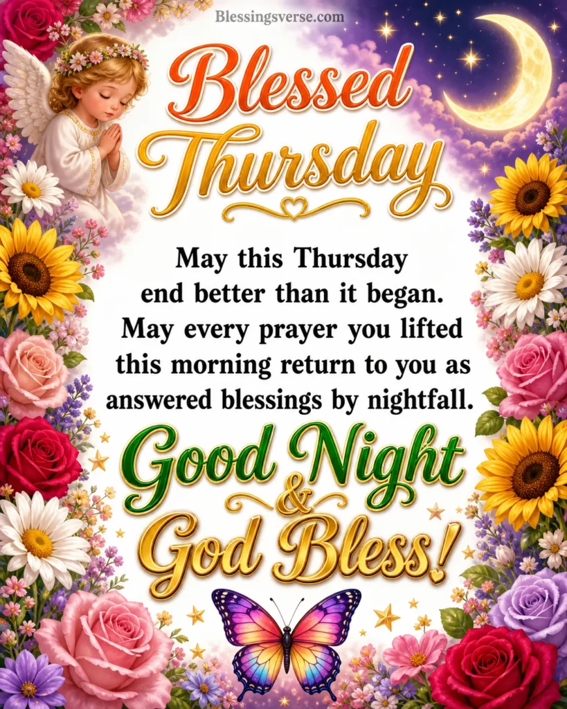 Blessed Thursday: Closing Prayers and Final Wishes