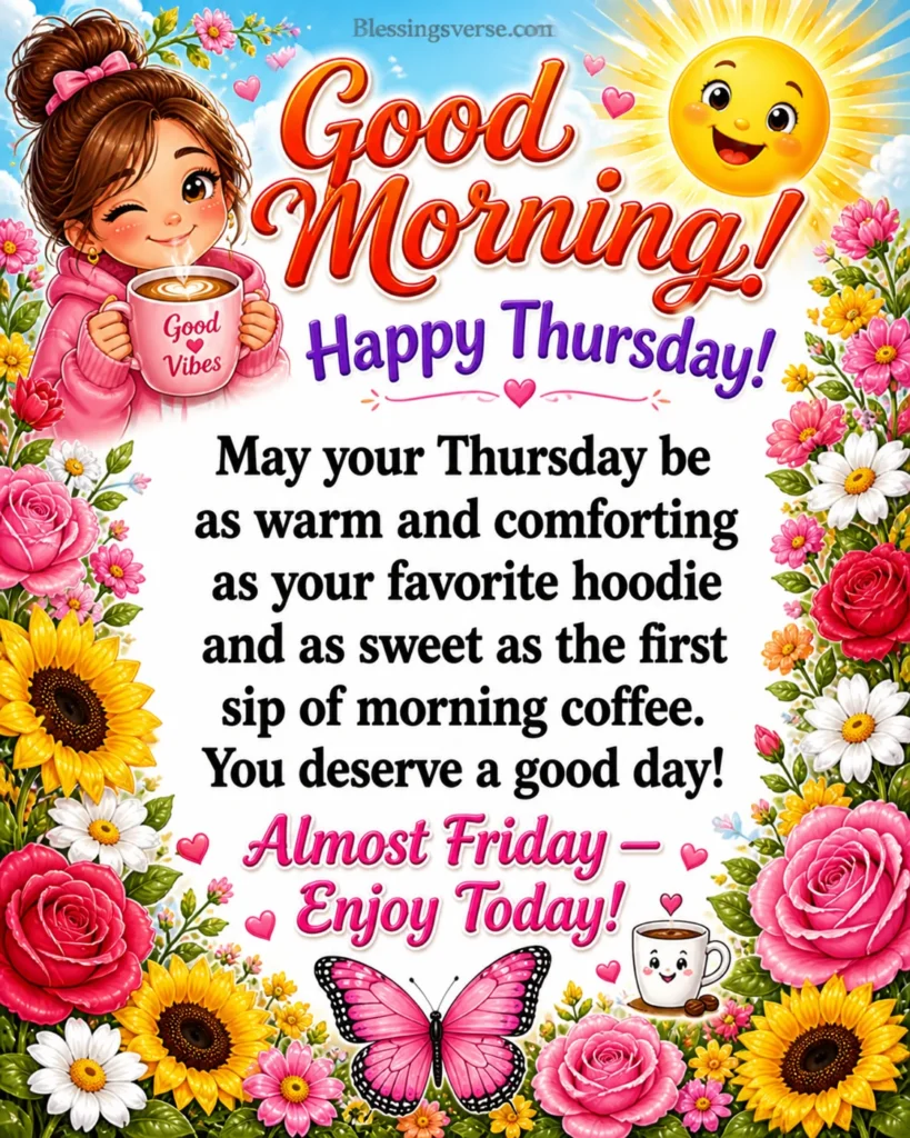 Cute and Sweet Thursday Blessings