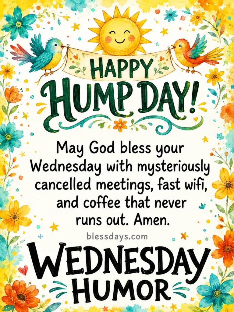 Funny Hump Day Blessings and Wednesday Humor