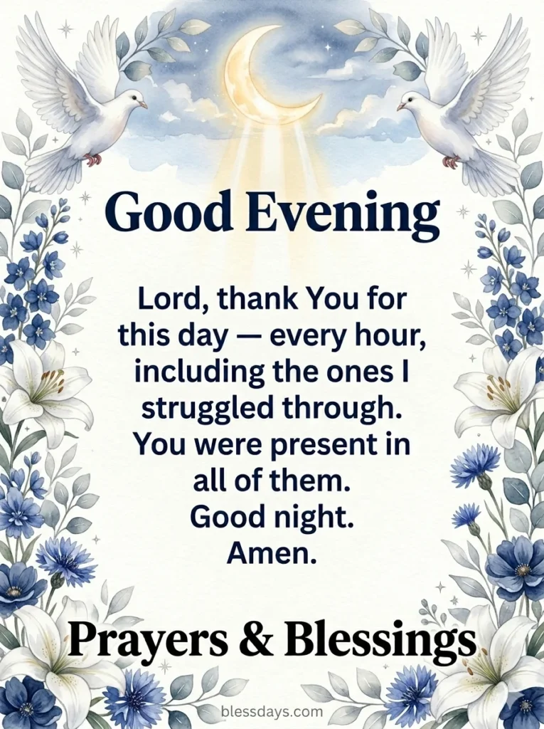 Good Evening Prayers and Blessings