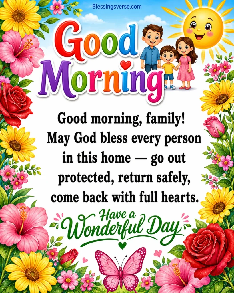 Good Morning Blessings for Family