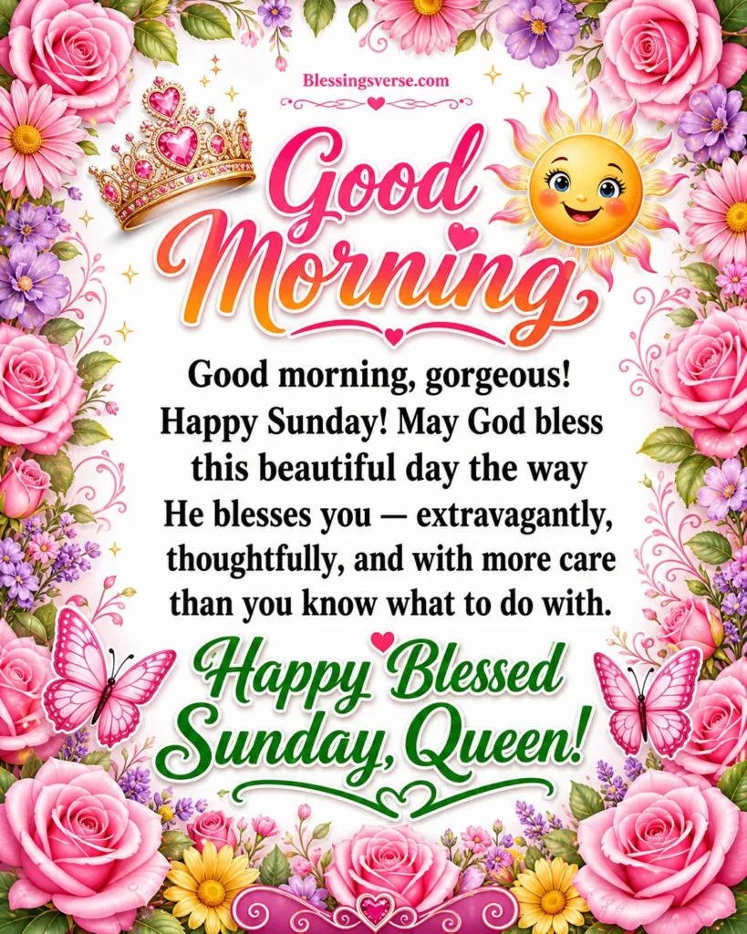 Good Morning Sunday Blessings for Her