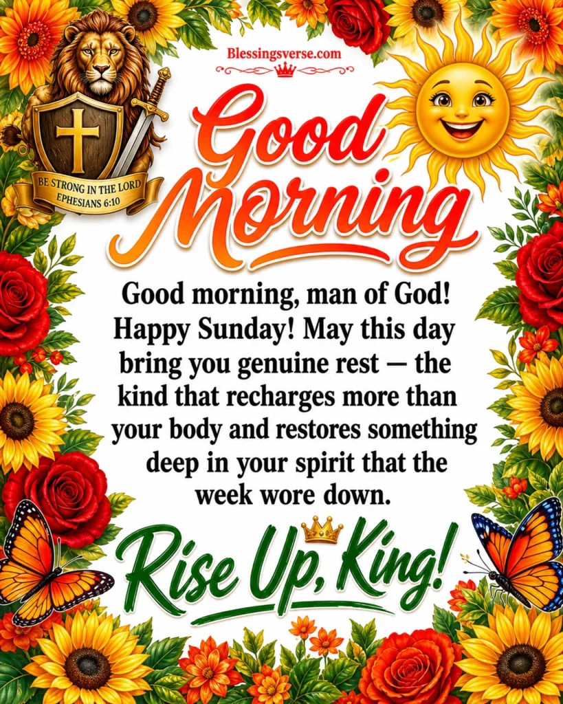 Good Morning Sunday Blessings for Him