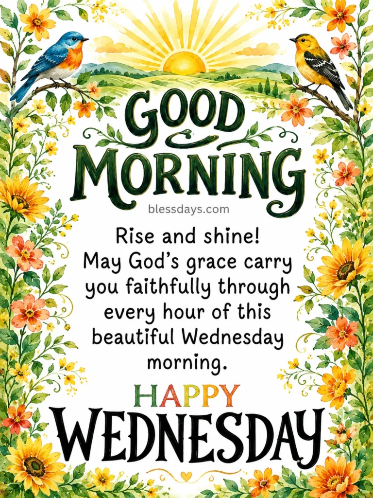 Good Morning Wednesday Blessings to Power Through the Day