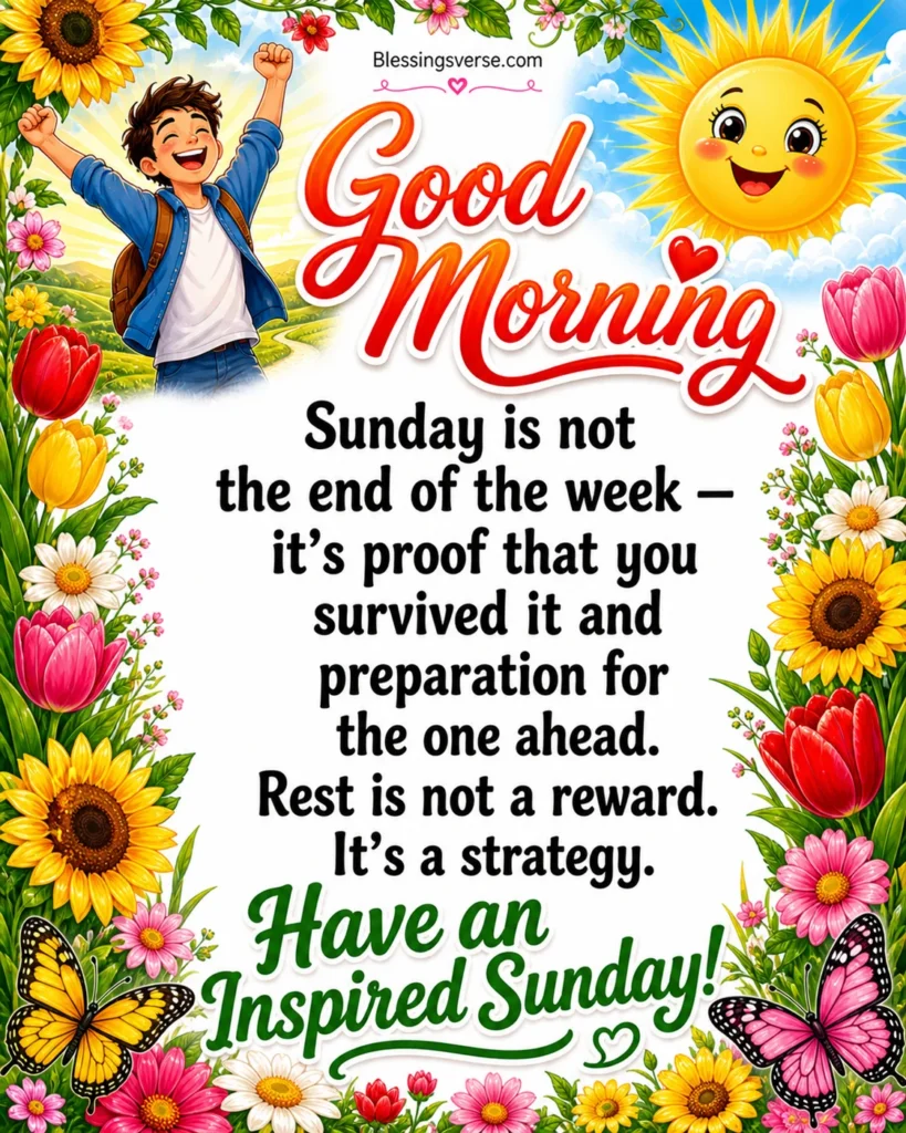 Good Morning Sunday Blessing Inspirational Sunday Morning Quotes and Blessings