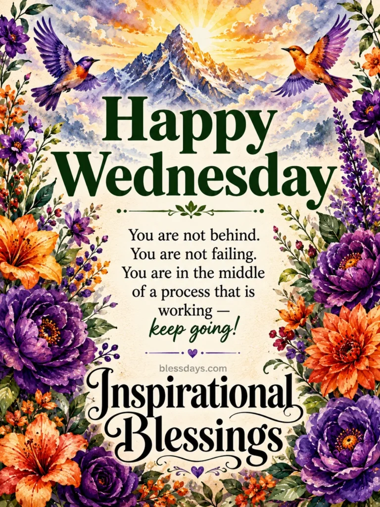 Inspirational Wednesday Blessings and Motivational Quotes