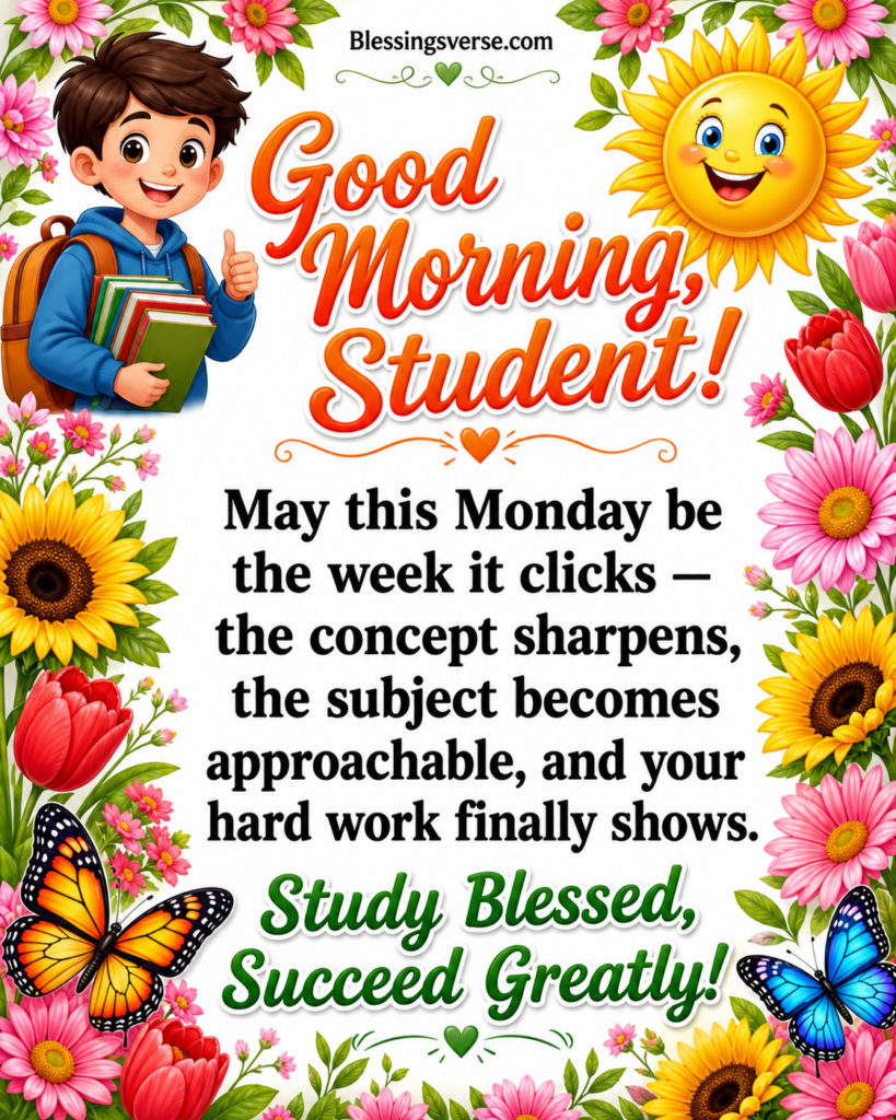 Monday Blessings for Students