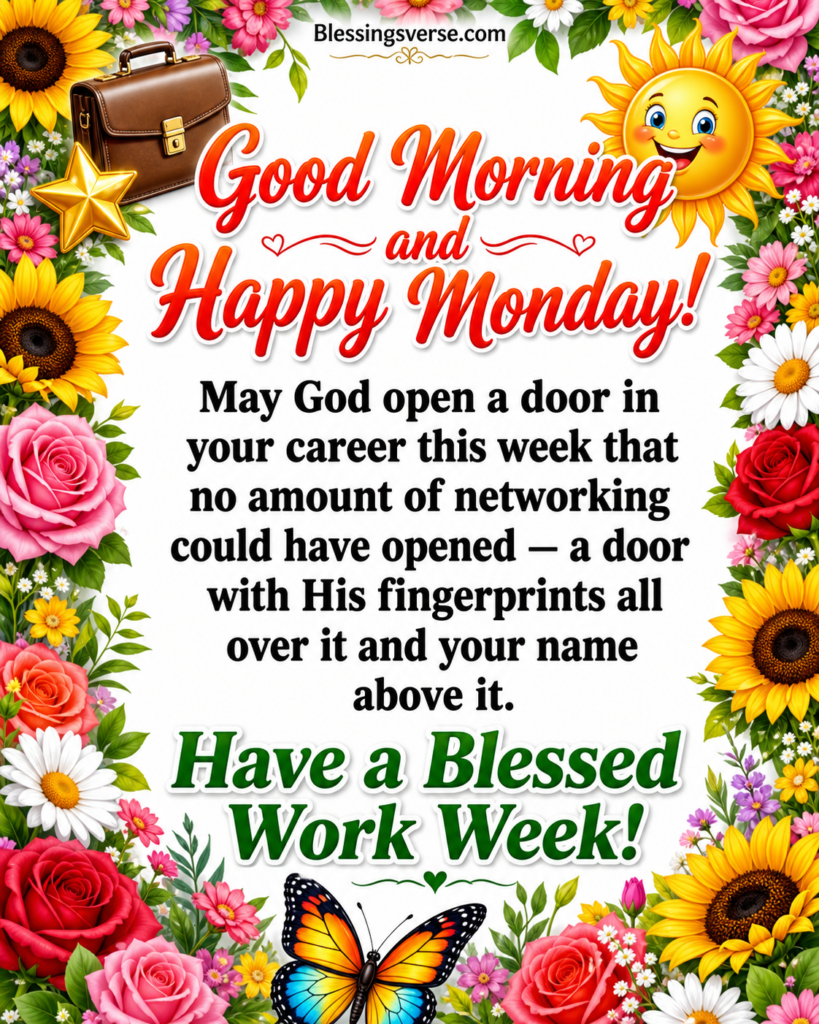 Monday Blessings for Work and Career