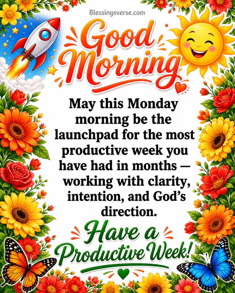 Monday Blessings for a Productive Week