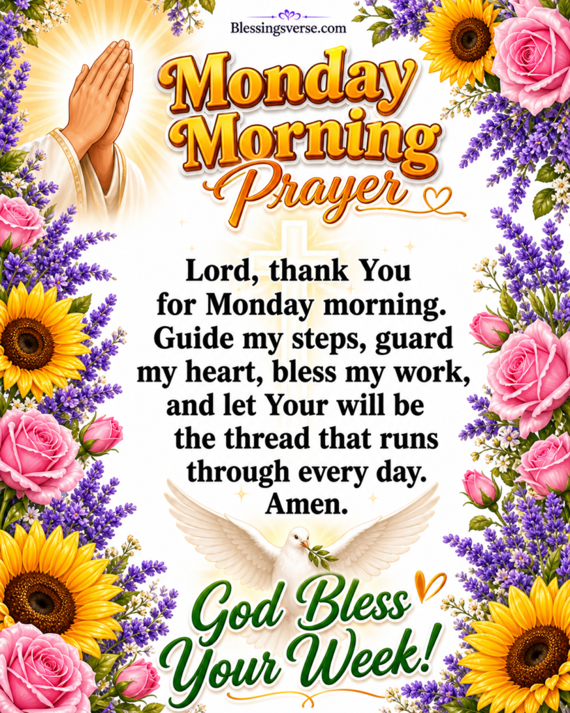 Monday Morning Prayers and Blessings