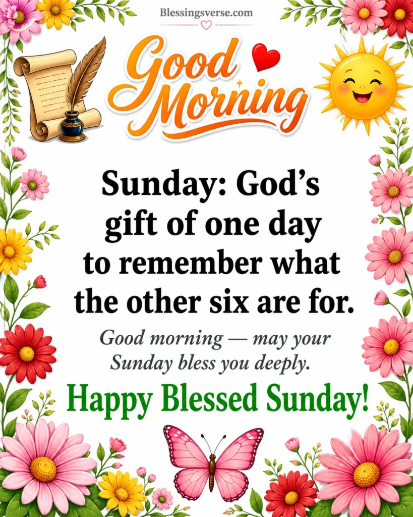 Sunday Blessings Quotes — Short and Powerful