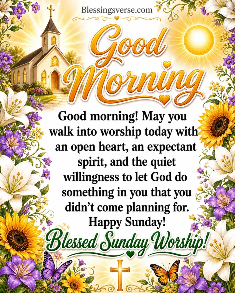 Sunday Blessings for Church and Worship