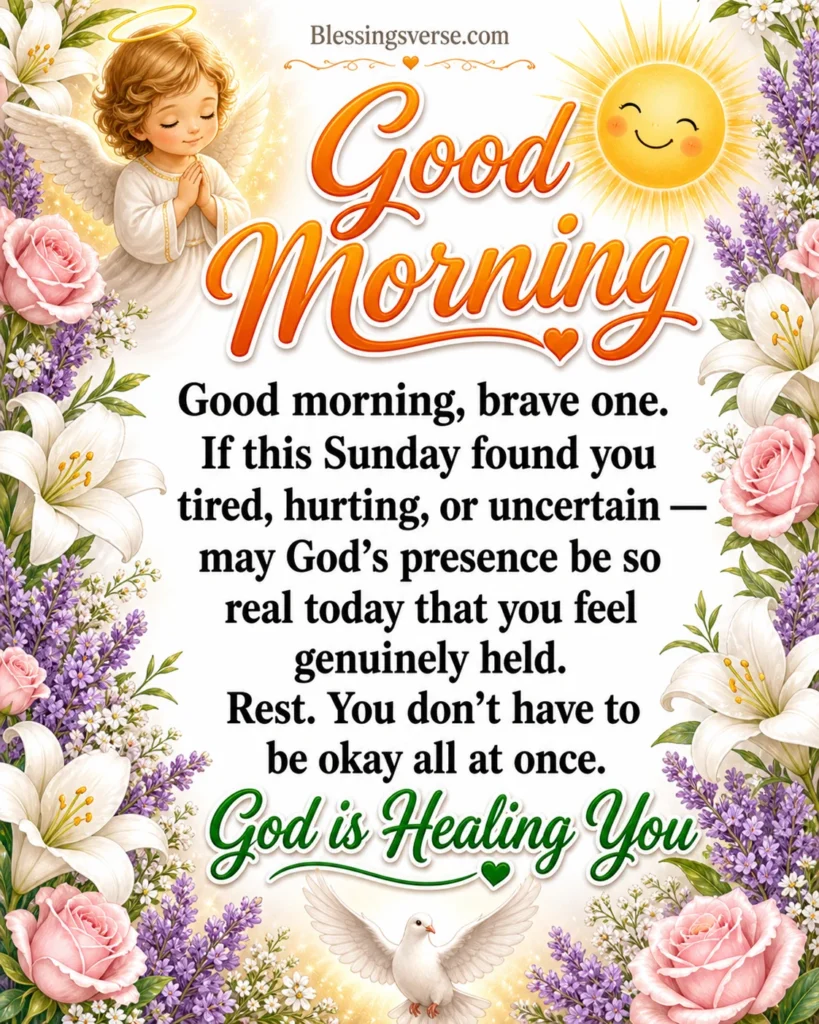 Sunday Blessings for Healing and Encouragement