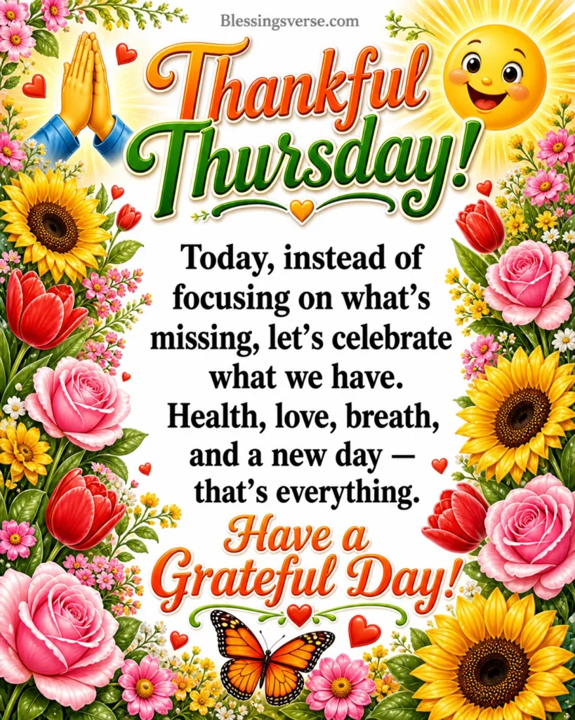 Thankful Thursday Blessings