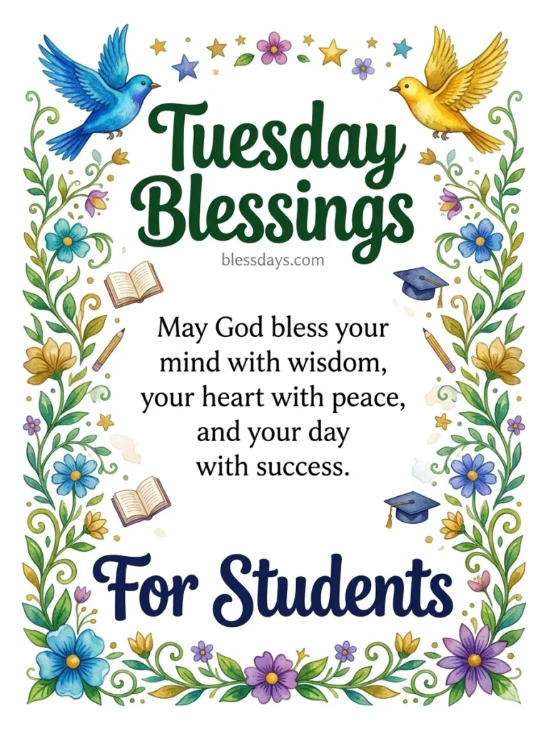 Tuesday Blessings for Students