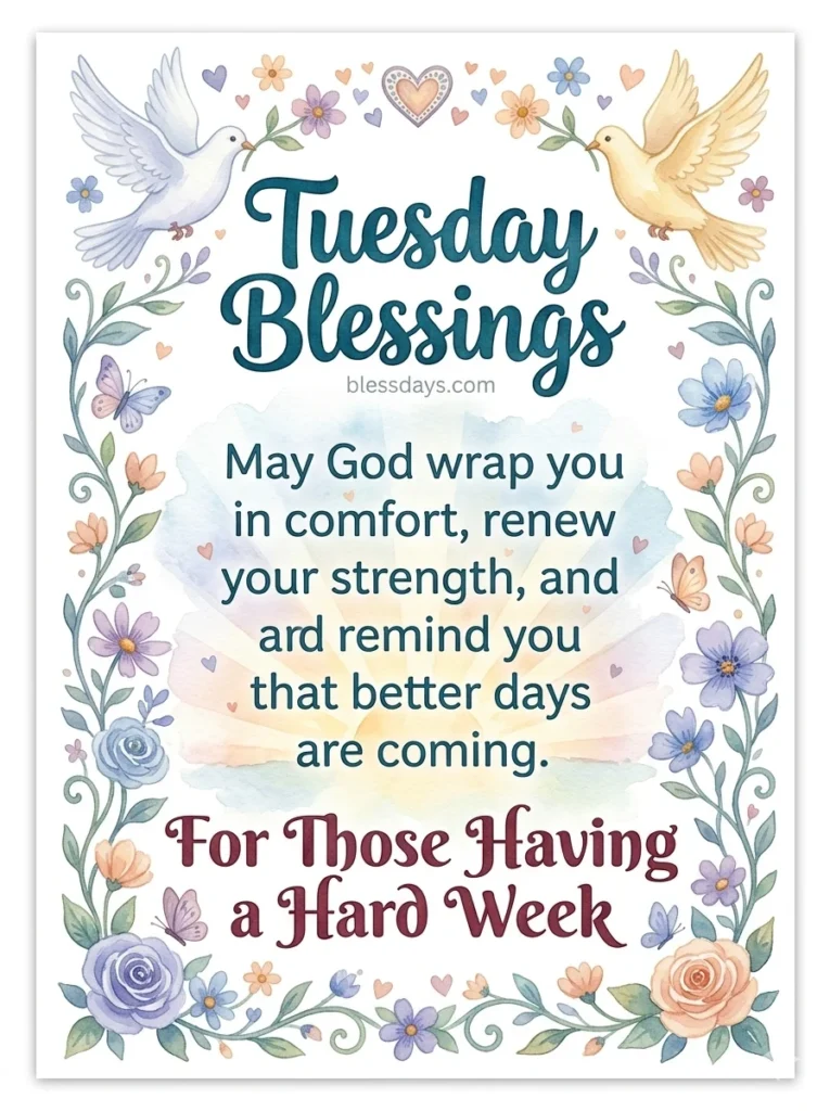 Tuesday Blessings for Those Having a Hard Week