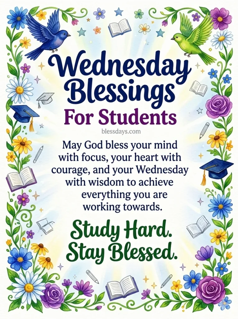 Wednesday Blessings for Students