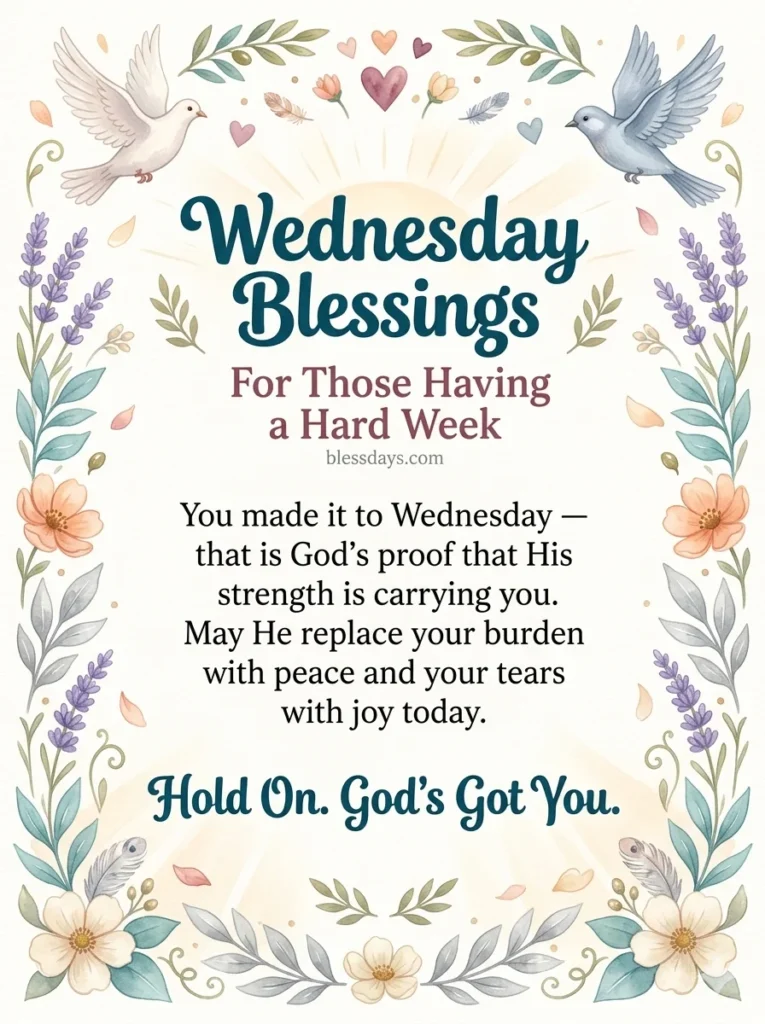 Wednesday Blessings for Those Having a Hard Week