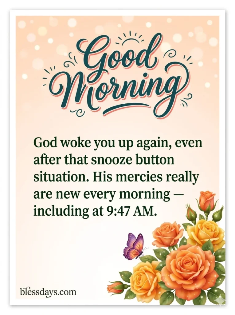 1. Funny Good Morning Blessings
