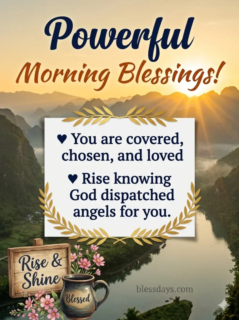1. Powerful Good Morning Blessings to Start the Day