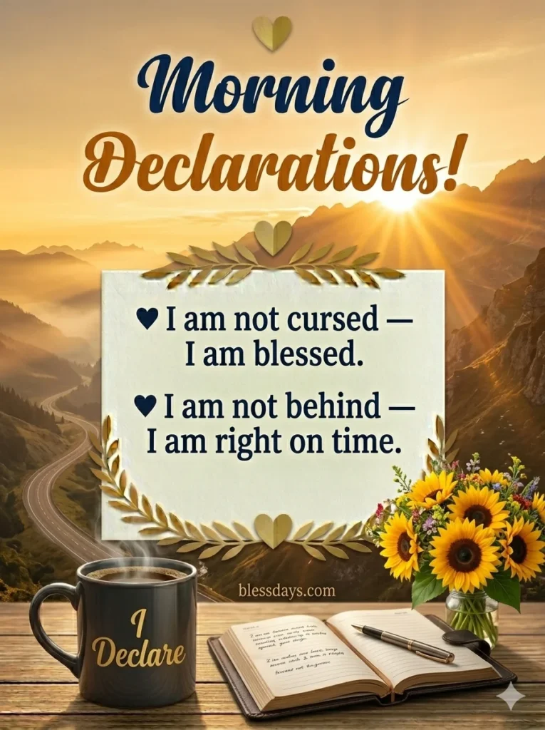 11. Declarations and Affirmations for Morning
