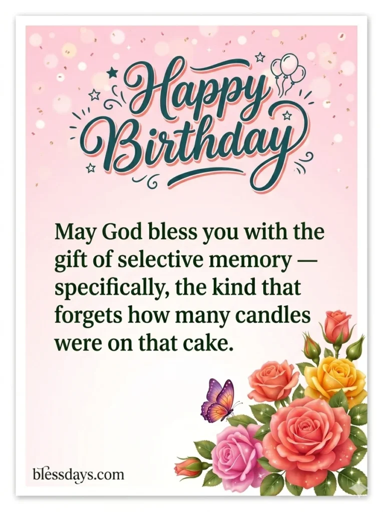 3. Funny Birthday Blessings