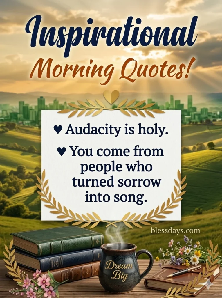 3. Inspirational African American Morning Quotes