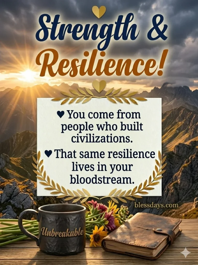 7. Blessings for Strength and Resilience