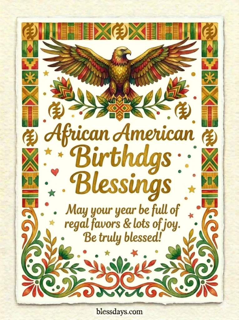 African American Birthday Blessings