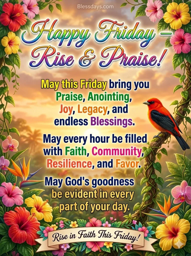 African American Friday Morning Blessings