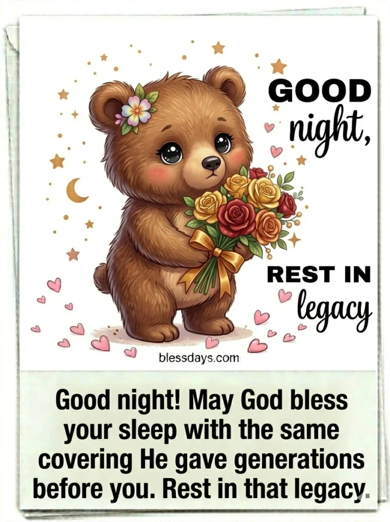 African American Good Night Blessings