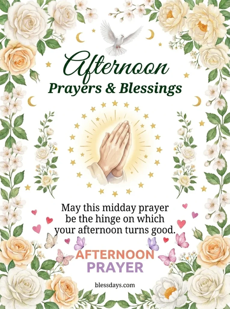 Afternoon Prayers and Blessings