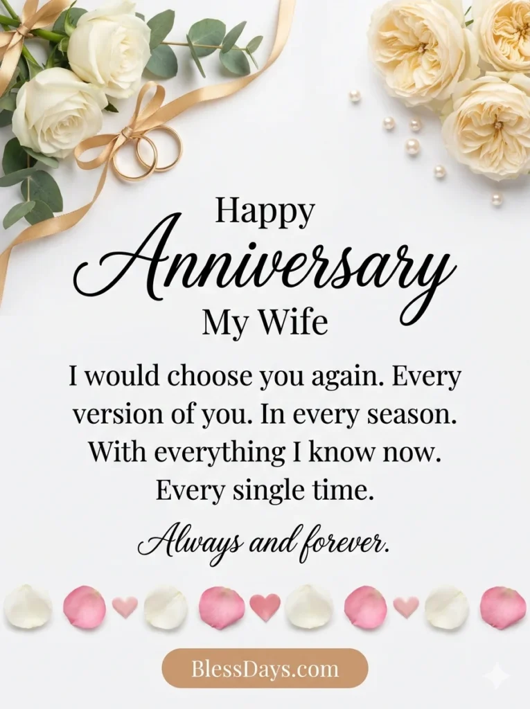 Anniversary Blessings for My Wife