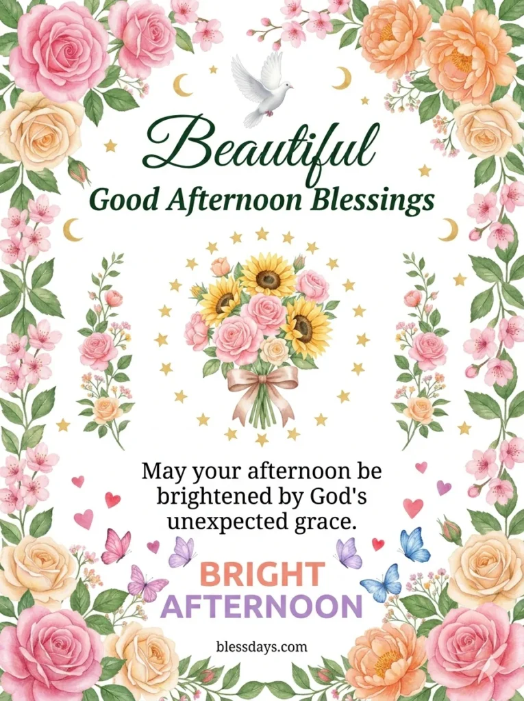 Beautiful Good Afternoon Blessings to Brighten the Midday