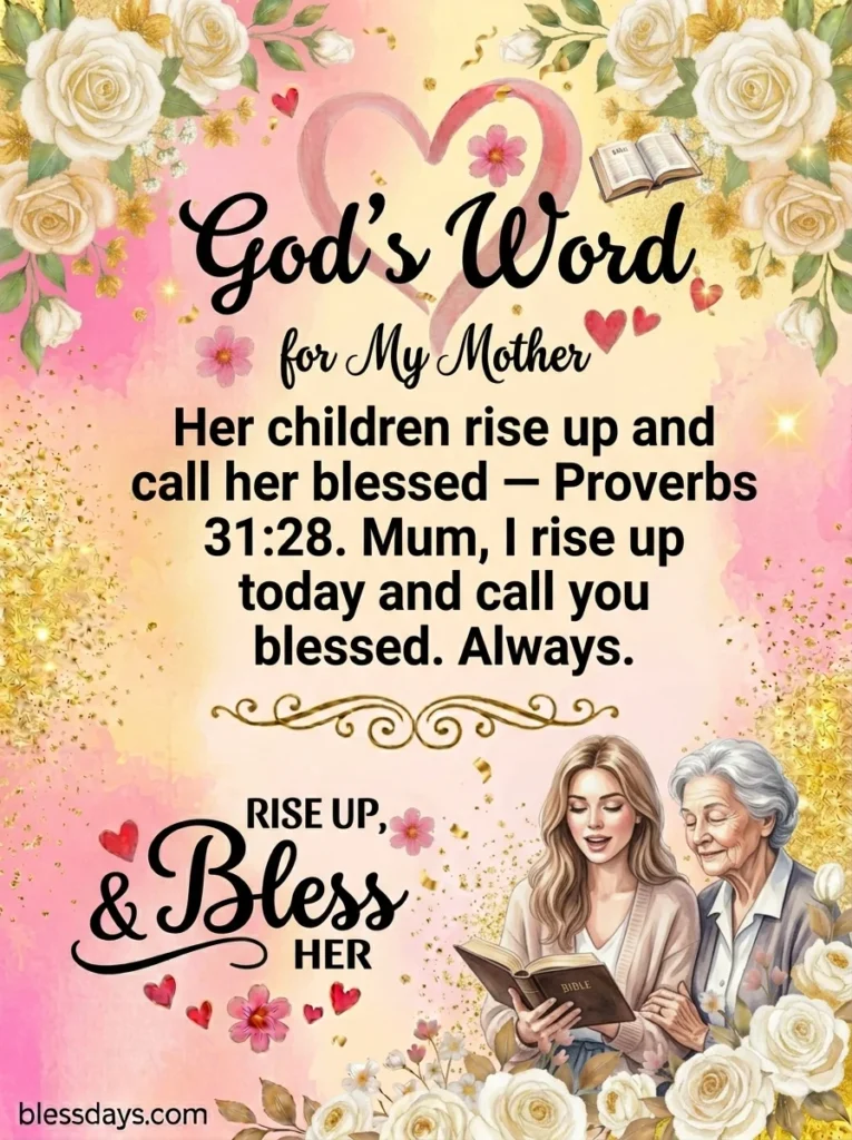 Bible Verse Blessings for My Mother