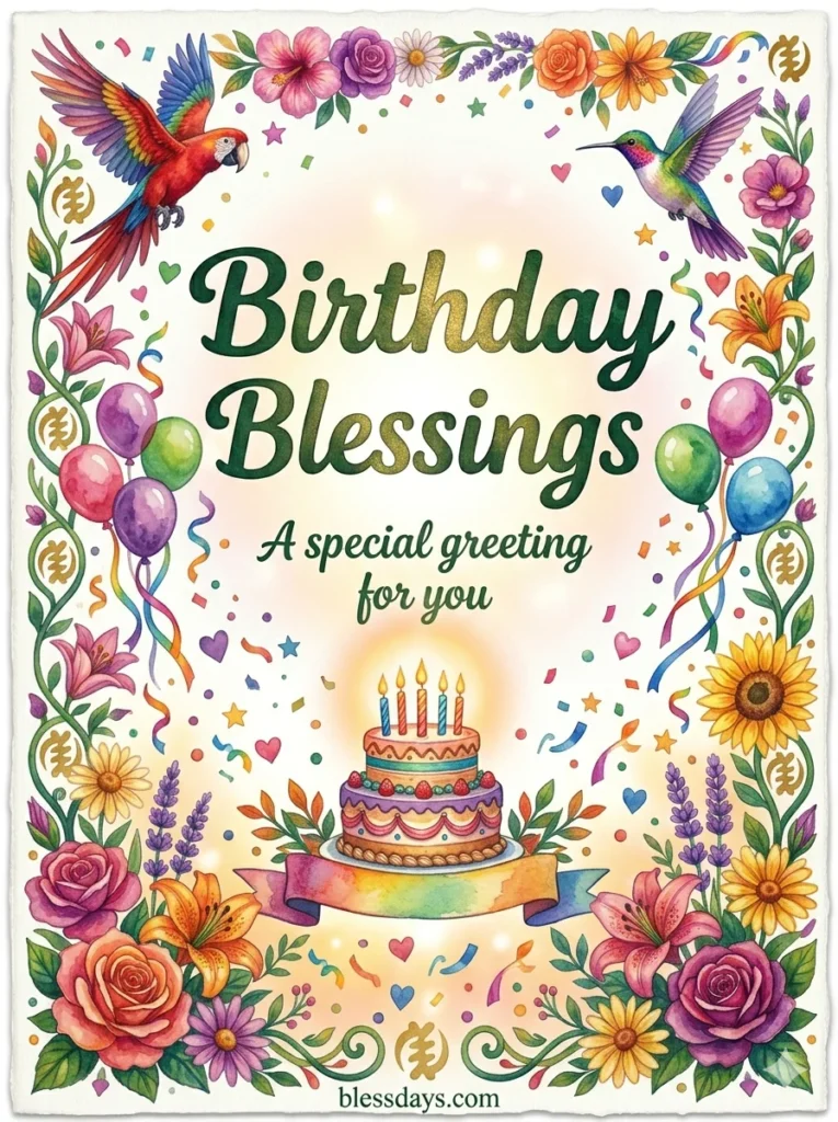 Birthday Blessings  