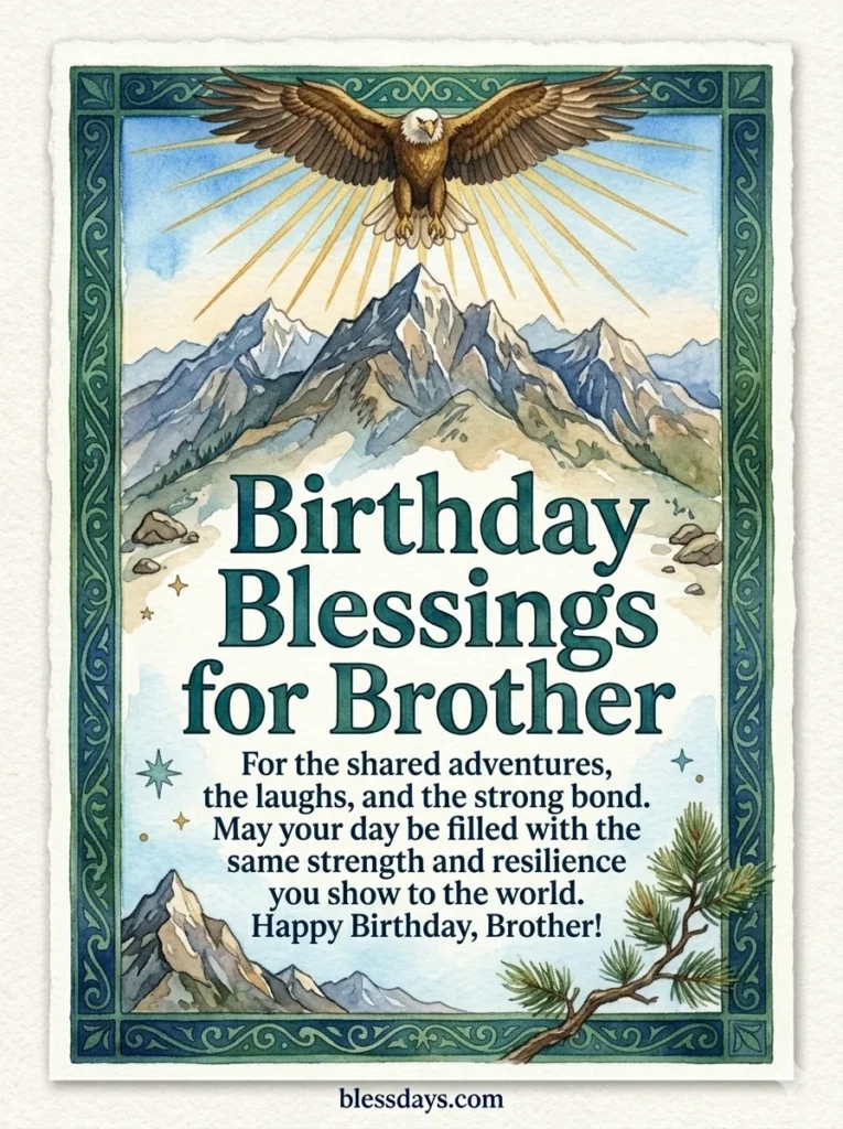 Birthday Blessings for Brother