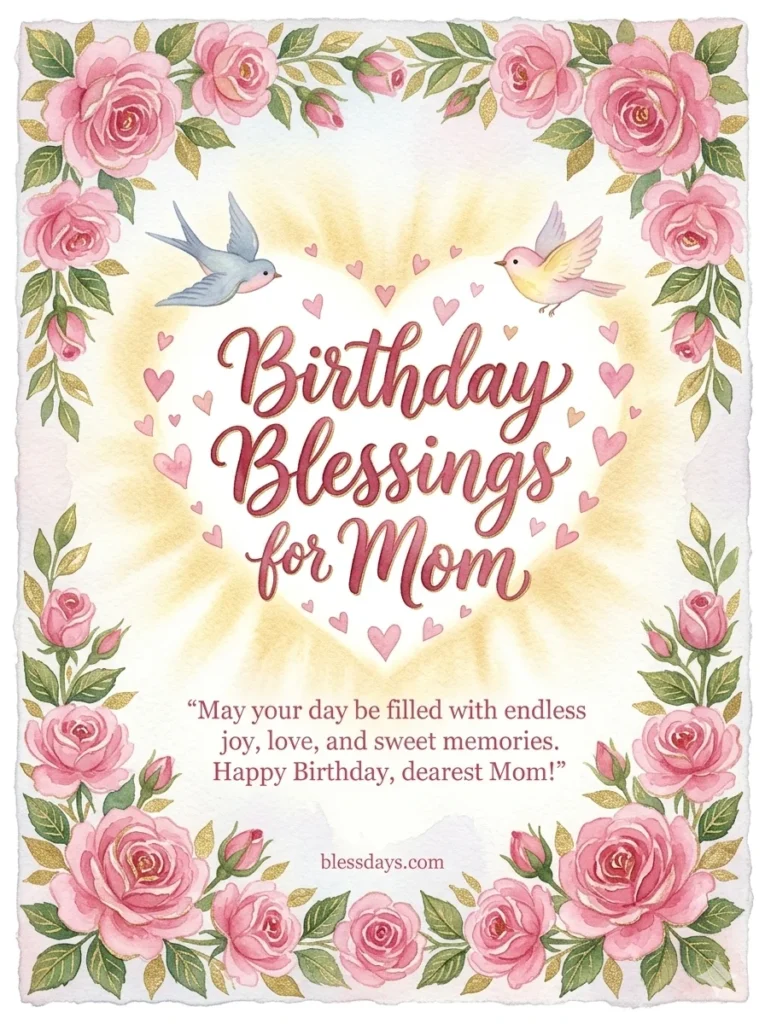 Birthday Blessings for Mom