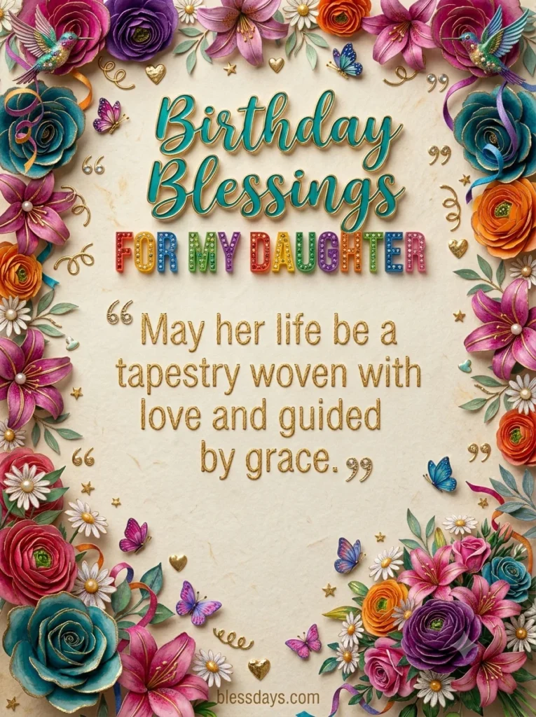 Birthday Blessings for My Daughter