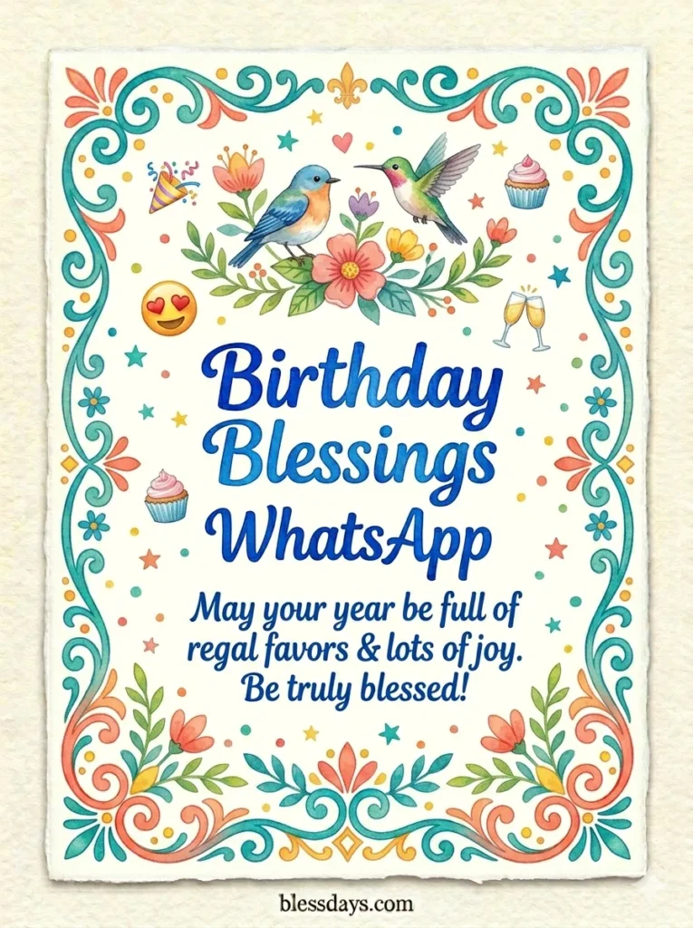 Birthday Blessings for Social Media and WhatsApp