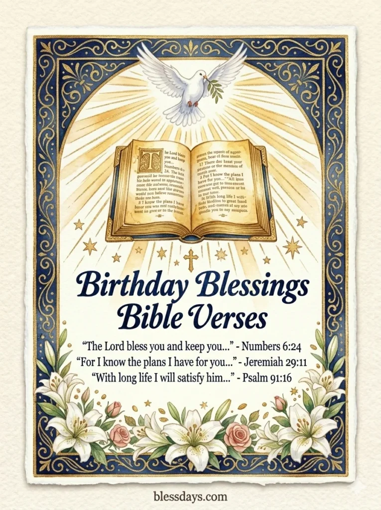 Birthday Blessings with Bible Verses