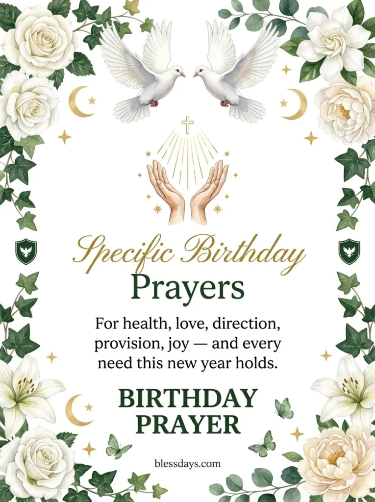 Birthday Prayers for Specific Needs — On My Birthday