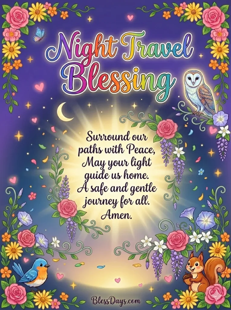 Blessing for Safe Travel at Night
