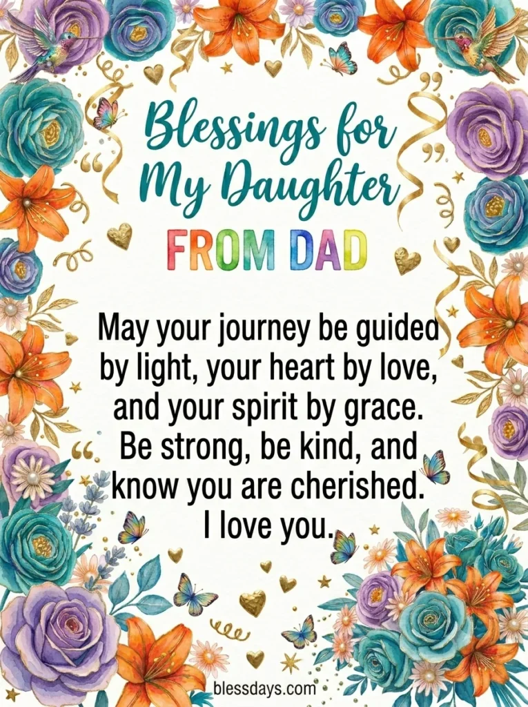Blessings for My Daughter From Dad